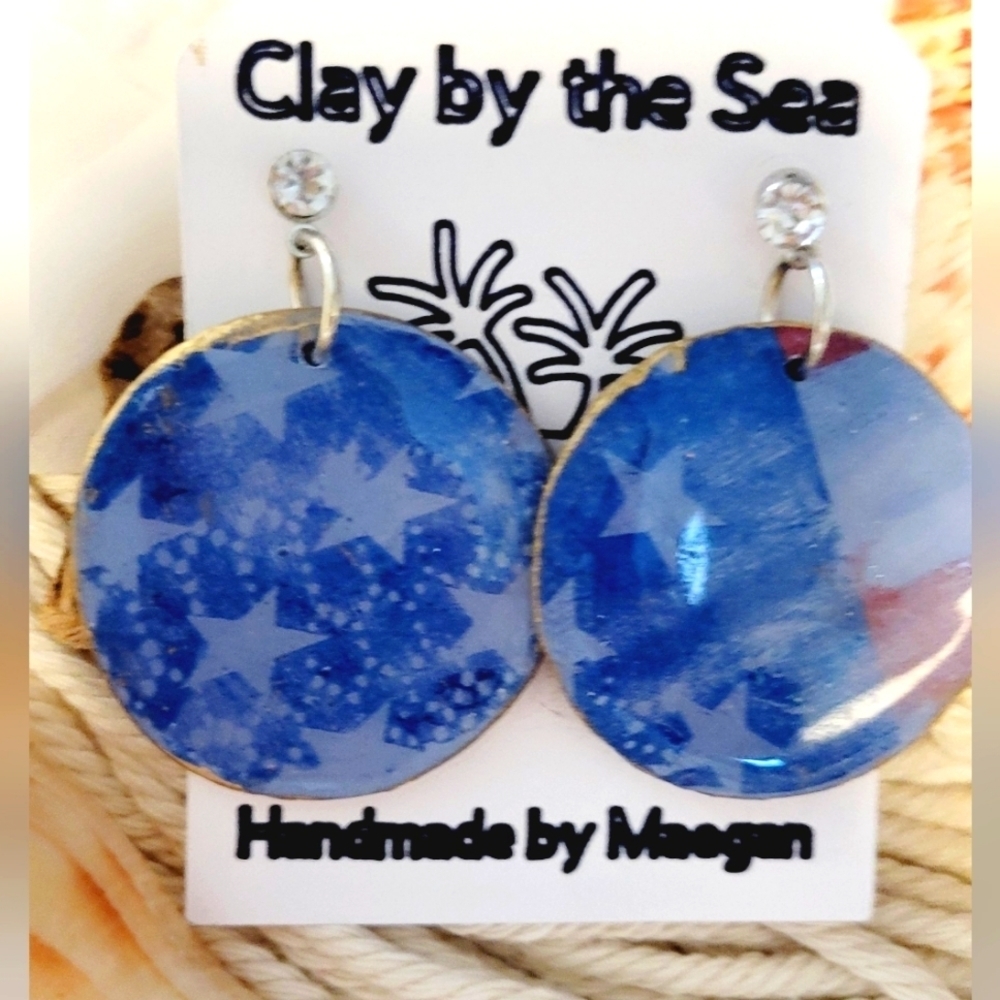 Faded Glory Polymer Clay Earrings